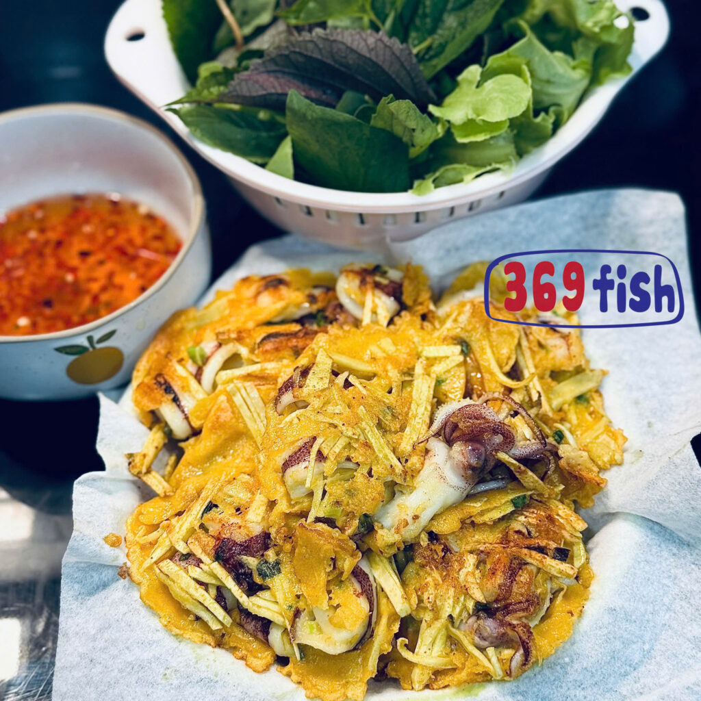 Chế biến mực ống câu