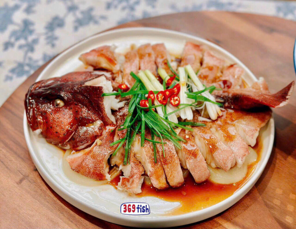 Cá mú đỏ đỏ câu tại sài gòn